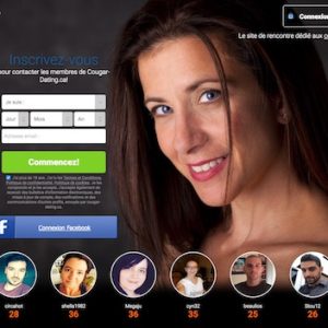 cougar-dating page